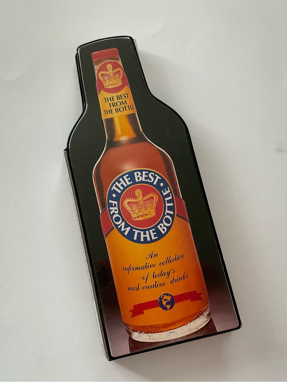 The Best From The Bottle Bottle-Shaped Recipe Book.